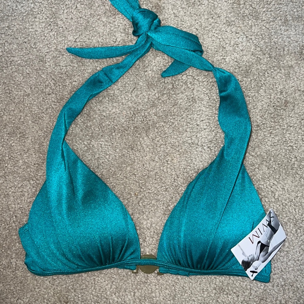 Teal Push Up Top